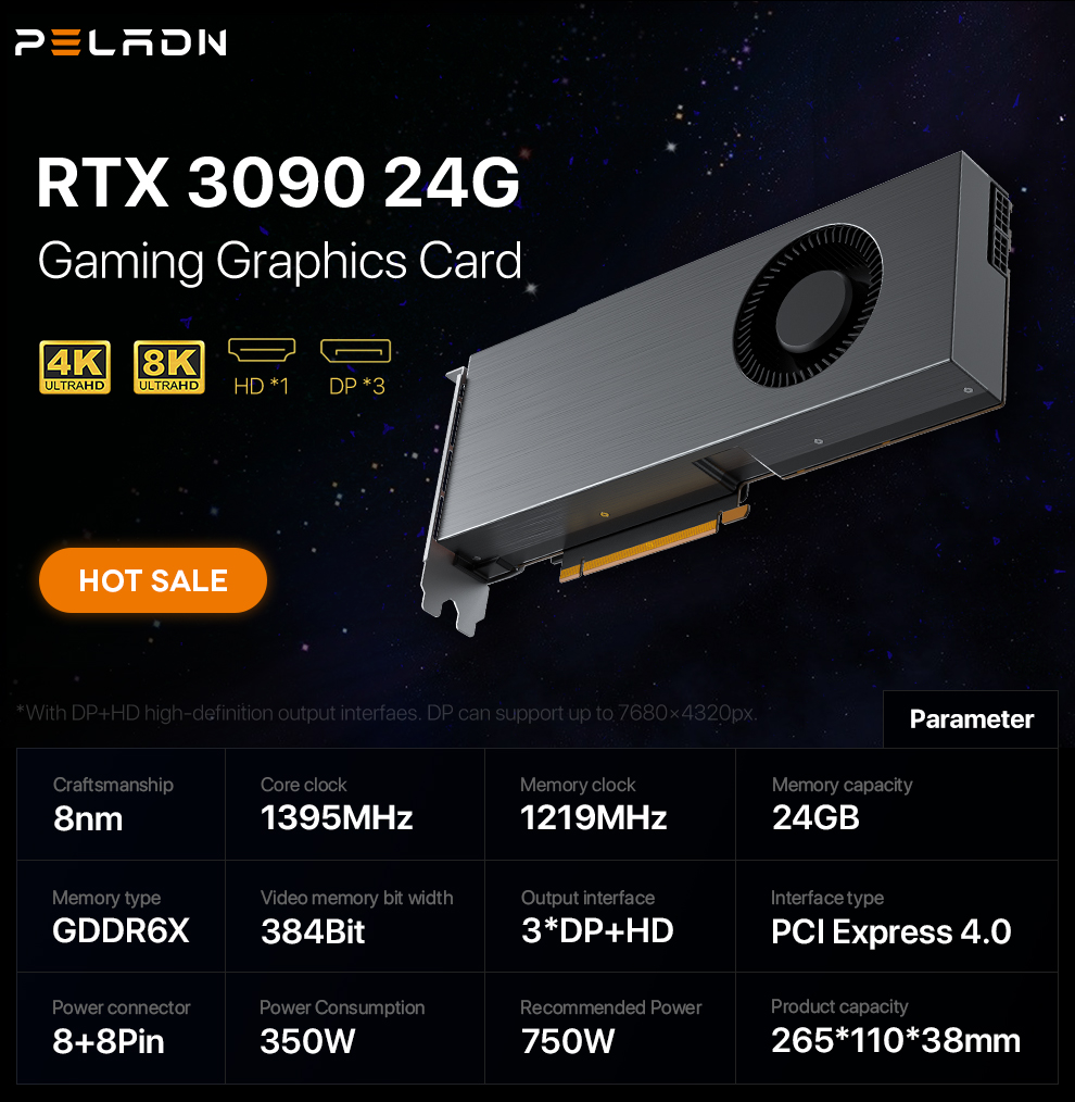 RTX 3080Ti 3080 12GB Turbo Vid - Rtx 3090 24Gb Graphics Card recensie en prijs